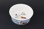 Snoopy Woodstock All Gone 5  Dog Cat Pet Food Water Bowl Peanuts Dish By Gibson