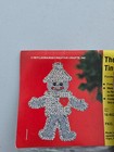 Complete Set Of 4 Leewards Wizard Of Oz Sequin Bead Vtg Christmas Ornament Kits