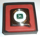 Vintage Nos John Deere 79  Metal Advertising Tape Measure W  Box By Lufkin Usa
