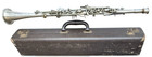 Antique Harry Pedler Silver Metal Clarinet Elkhardt Ind  In Original Case As Is