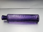 Antique Amethyst St Jakobs Oel Glass Bottle Rare
