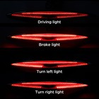Rear Led Brake Turn Signal Taillight Red Fit For Honda Goldwing Gl1800 2018-2020
