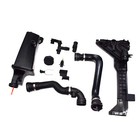 8pcs Expansion Tank Mounting Plate Hose Thermostat Sensor Kit For Bmw E46 X3 X5