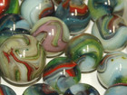 Large Lot 46 Das Dave   Ed Marbles Some With Aventurine Made In 2017  305