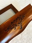 Vintage The Bombay Company Floral Carved Wooden Jewelry Box