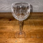 Waterford Crystal Lismore Vintage Wine Hock Glasses 7 1 2  Ireland Irish 