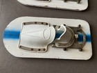 Vintage  western  Wood   slick Trick  Water Skis 