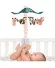 Enchanted Safari Animal Musical Baby Crib Mobile Jungle Soother Toy
