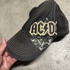 Ac Dc Black Baseball Hat 2008 Rockware Fitted Stretch