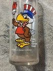 Vintage Coca-cola Soda Drinking Glass With Sam  The Olympic Eagle 1980s     