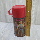 Vintage 1975 Bonanza Tv Show Alladin Metal Thermos Only For Metal Lunchbox Usa