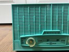 Vintage Old Philco Mid Century Antique Turquoise Rare Eames Era Retro Radio