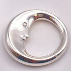 Tiffany   Co  Rattle Man In The Moon Baby Toy Silver 925 34 3g