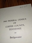 1860 Federal Census Coffee County  Tn