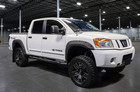 For 2004-2014 Nissan Titan W bedside Lockbox Black Front rear Fender Flares Set