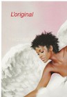 Vintage Print Ad Evian Natural Spring Water - L original - Angel On Cloud - 2001