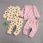 Newborn Infant Baby Girl Clothes Set Long Sleeve Sweatshirts Tops Pants Outfits