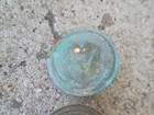 ---antique 2 Inch Diameter Brass Heart Horse Bridle Rosettes     As Is