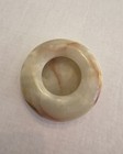 Vintage Mid Century Carved Polished Onyx Marble Natural Stone Ashtray Round 5 
