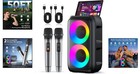 Lightweight Karaoke System With Long Battery Life   True Wireless Stereo Sound