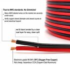 Ofc Copper 18  16  14  12 Gauge Red Black Awg Wire Car Amp Led Solar Power Cable