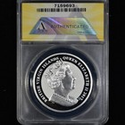 2017  1 Silver John F Kennedy     Anacs Pf-69     999 1 Oz Coin Bvi Virgin Islands