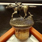 Blanton s  n  Bourbon Whiskey Bottle Stopper W race Horse   Jockey