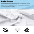13 Pcs White Cotton Men Handkerchiefs Hanky Pocket Square Hankie Lot Set Vintage
