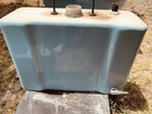 Vintage Blue Bathroom Toilet And Sink Set