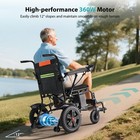 2026 Upgrade Electric Wheelchair Foldable  19  Wide   All Terrain  daul Battery