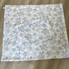 Pottery Barn Loveshackfancy Queen Garden Damask Blue Flat Sheet   Pillowcase