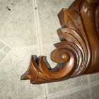 Vintage French Carved Resin Furniture  Pediment Appilique Topper Victorian 16   