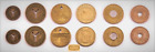 Nyc New York City Subway Tokens  All Six  6  1953 - 1993 Complete Set -  a12
