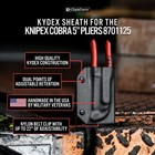 Clip   Carry Kydex Multitool Sheath For The Knipex 5  Cobra Pliers - Usa Made