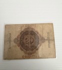 1910 German Empire 20 Mark Reichsbanknote     Pre Wwi Paper Money 8771