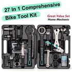 27 Piece Bike Tool Kit - Tools Maintenance Repair - Black
