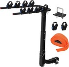 4 Bike Rack Hitch Mount Folding Swing Down Bicycle Carrier Car Truck Suv
