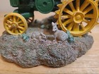 Tested John Deere Green Farm 1999 Tractor Table Lamp Original  No Shade