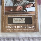 Ernest Hemingway Handwritten Word Cut From A Autograph Letter Signed Beckett Bas