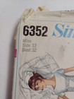 Dress Gown Wedding Bridal 12 Simplicity 6352 Sewing Pattern Vtg Event Evening