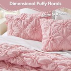 3 Pcs Full queen Floral Comforter Set With 1 Soft Comforter   2 Pillowcase Us