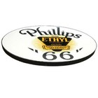 Philips 66 Ethyl Gasoline Corporation Motor Oil Gas Round Mdf Wood Sign