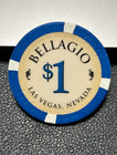  classic   1 Bellagio Casino Chip Poker Chip Las Vegas Nevada Gambling Token