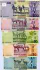 Namibia  Banknotes Set -  N 10  20  50  100  200 Dollars  2015 - 2019 P New Unc