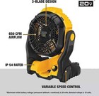 Dewalt Dce512b 20v Max Li-ion 11  Jobsite Fan  tool Only - New