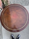 Vintage Antique Mahogany Drum Table Duncan Phyfe 