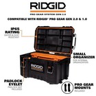 Ridgid 2 0 Pro Gear System 22 In  Modular Tool Box Storage And Organizer