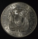 1944-mo Ecuador 5 Sucres Silver  bu 