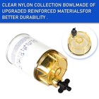Fuel Filter Water Separator With Clear Bowl Assembly For Marine Outboard Motor