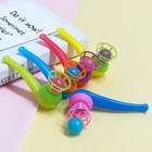 10pcs set Blow Pipe   Balls Kid Blow Blowing Children Toys Sports Games Gift
